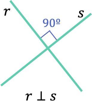 rectas secantes perpendiculares